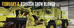 Auction Oshkosh Snow Blower for sale used